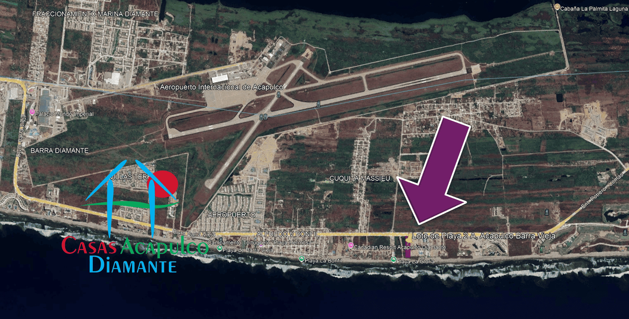 Terreno Barra Vieja Lote de playa 2A - Vista aérea 10